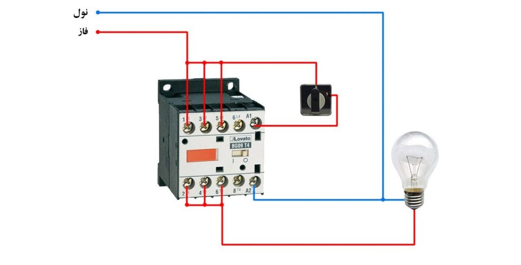 نحوه نصب انواع کنتاکتور